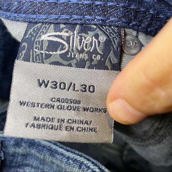 SILVER Jeans Women’s Size W30/L30 Denim Suki Bootcut Fit Stretch Mid Rise - Picture 11 of 13